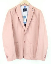 Harmont & Blaine Blazer Uomo EU50 Rosa 100% Cotone Regular Einreihig Vented