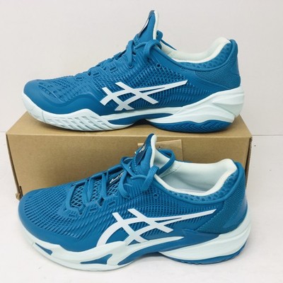 ASICS Court FF 3 Women's Tennis Shoes Teal Blue / White Size 9 B - Medium