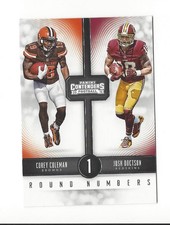 2016 Contenders Football Round Numbers Rookie RC Insert Singles - You Choose
