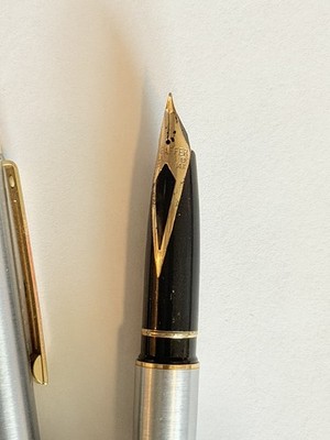Sheaffer 14K Gold 585 Targa Fountain Pen Nib White Dot Matte