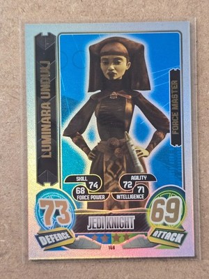 STAR WARS MATCH ATTAX - SERIE 1 - FORCE MASTER - LUMINARA UNDULI - JEDI - NEUWERTIG