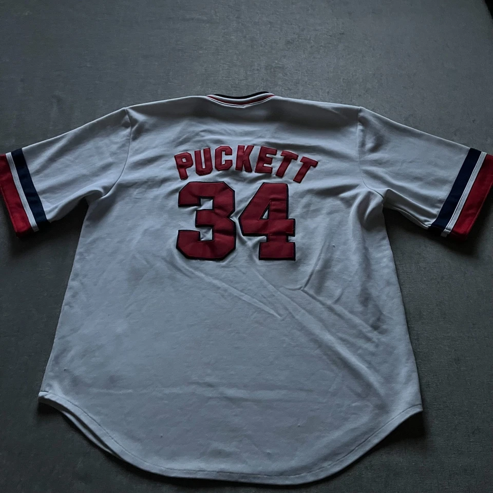 Mitchell & Ness Kirby Puckett Minnesota Twins Cooperstown Jersey Men XL White - Image 2 of 4