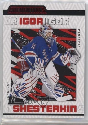 2023-24 Upper Deck Credentials Red 20/349 Igor Shesterkin #62 1kx2