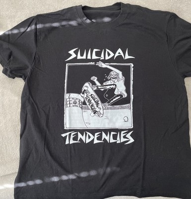 Suicidal Tendencies T-shirt (Lance Mountain drawing) Large 