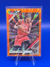 2019-20 Panini Donruss Basketball Orange Laser Holo Pascal Siakam #189 Raptors