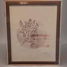 Framed Wall Art Beautiful BOHO Design 18" X 22" Ready To Hang
