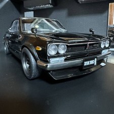 Nissan Skyline GT-R KPGC10 Tuned Version 1/18 Autoart Black Rare