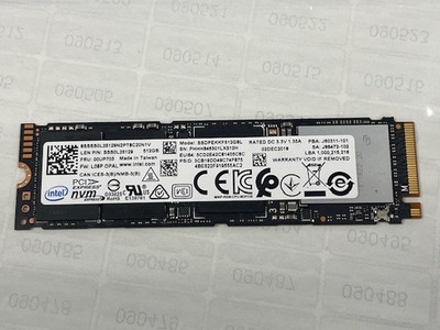 Intel 512GB NVMe PCIe M.2 SSD SSDPEKKF512G8L FRU 00UP703 Solid State Drive