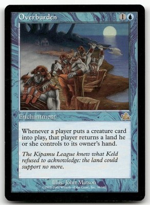 Overburden #39 (NM) Prophecy PCY Magic MTG