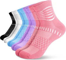 Ankle Compression Socks for Women Men Coolmax Moisture Wicking Socks Plantar Fas