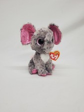 ty Specks the Elephant Beanie Boos Plush Stuffed Animal 6" new 2015