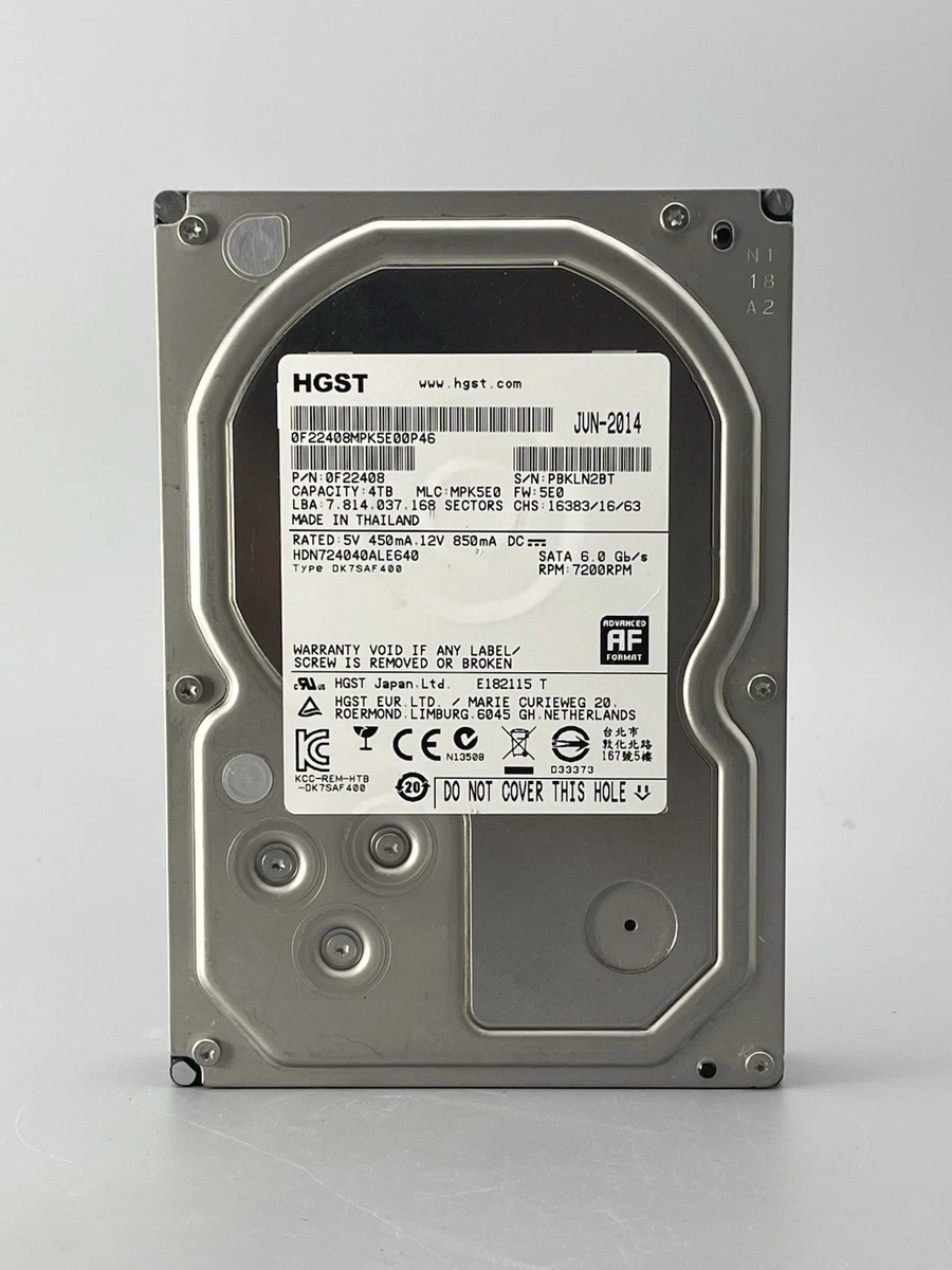 HGST 4TB Computer Internal Hard Disk Drives for sale | eBay
