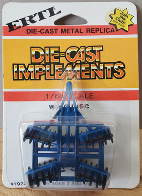 Ertl Ford Blue Wing Disc Diecast Implements 1:64