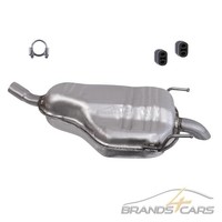 Atec EndschalldÄMpfer Auspuff SchalldÄMpfer FÜR Opel Zafira B 1.6 1.8