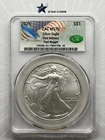 2025 Silver Eagle CAC MS70 First Delivery Paul Nugget Signature Label