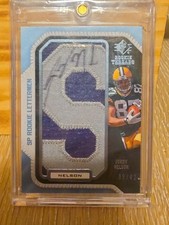 2008 SP Rookie Threads - Jordy Nelson SP Rookie Lettermen Auto 38/42 Packers 