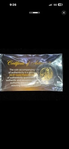 1944 Lincoln Wheat Penny – US Collection Coin – Rare 24K Gold Plated Collectible