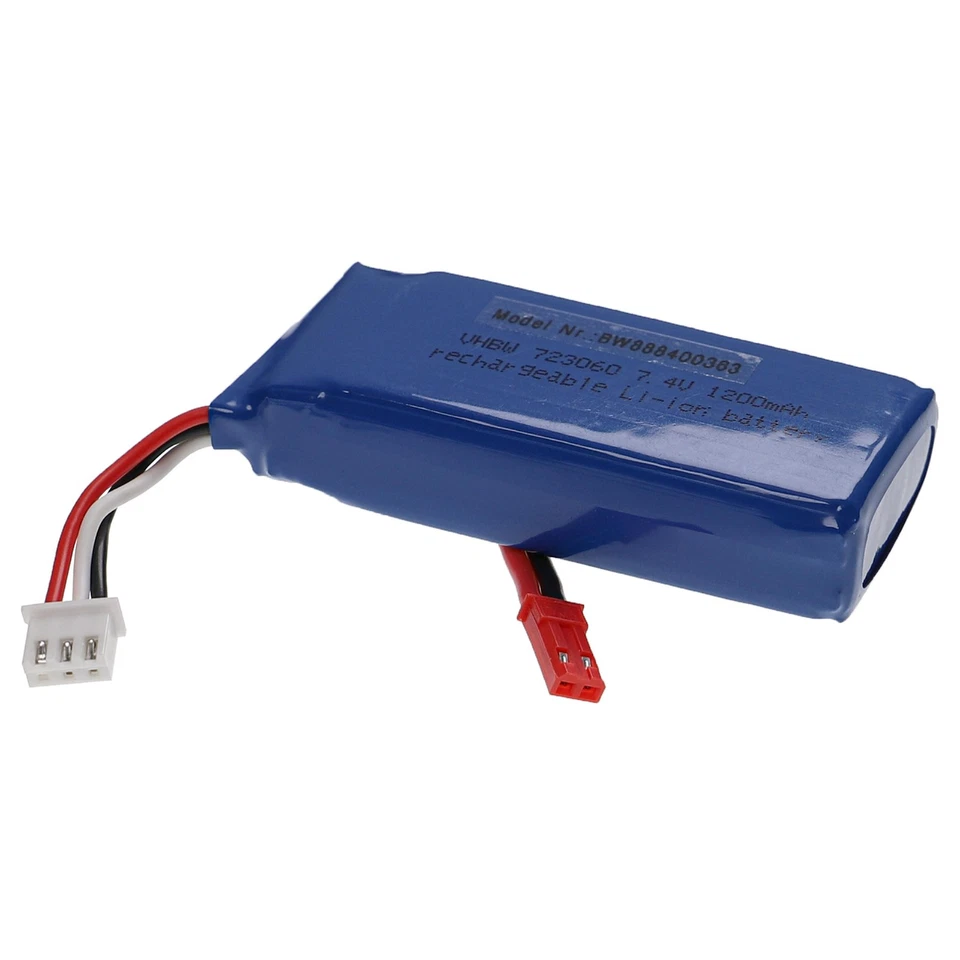RC Akku Modellbau BEC 1200mAh 7,4V - Bild 3 von 3