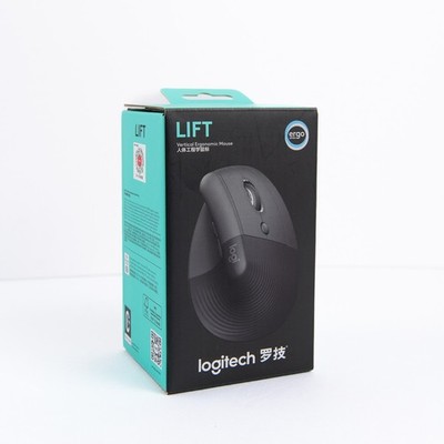 Logitech Lift Vertical Ergonomic Mouse New In Box w/ Logitech Mouse Pad Asia