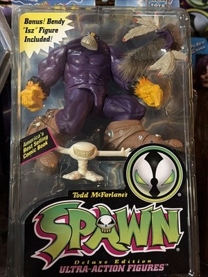 McFarlane Toys Spawn THE MAXX Figure & Bonus Black Isz 1996 SAM KIETH NOS Sealed