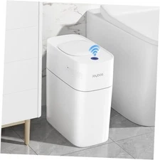  Automatic Motion Sensor Bathroom Trash Can with Lid, 3 Gal Touchless 3 Gallon