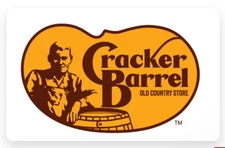 Cracker Barrel $100 ($50x2) Gift Card Certificate - Use in store/restaurant only