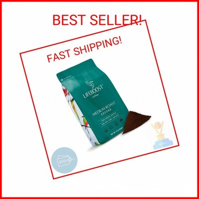 Lifeboost Coffee Ground Medium Roast Coffee - Low Acid Single Origin USDA Organi