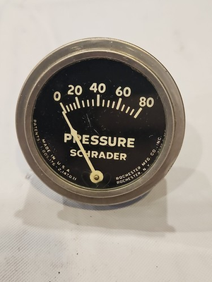 #ad Rochester Vintage Pressure Schrader Gauge $20.00