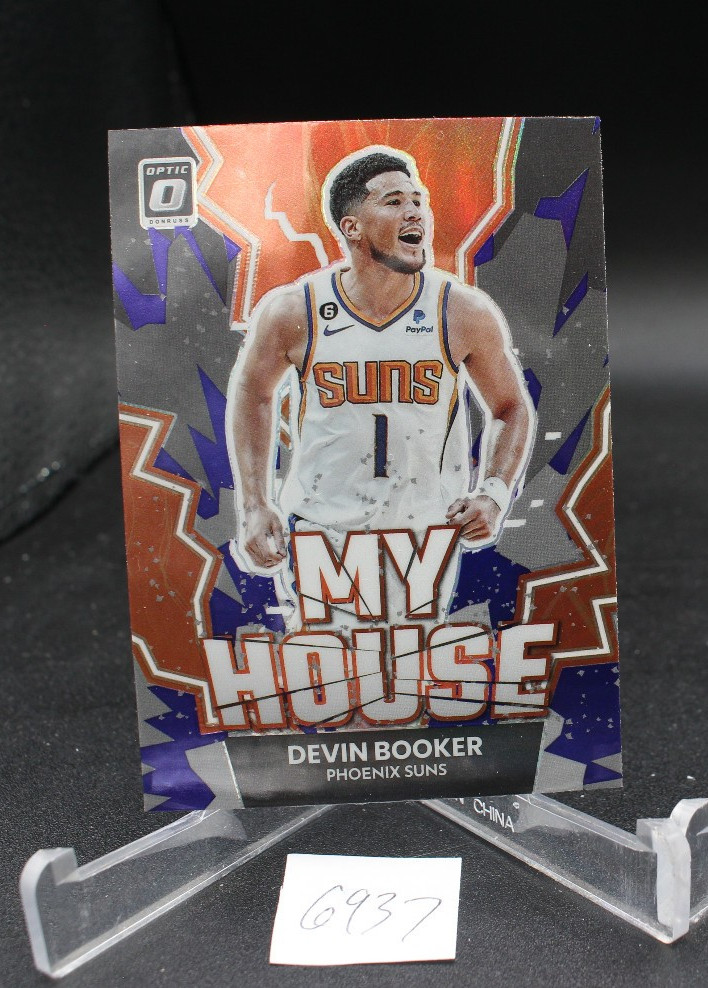 2022-23 Panini Donruss Optic - My House Devin Booker #14 Purple Prizm