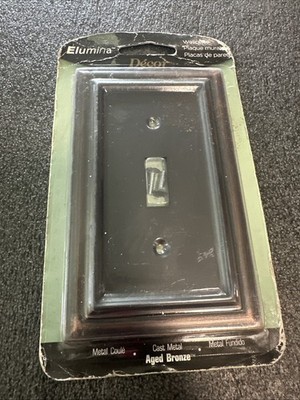 Elumina Continental Cast, Satin Aged Bronze Wallplate 94TVBNB