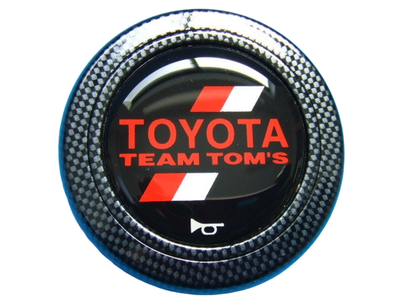 TOYOTA TEAM TOM'S トヨタ ホーンボタン TOYOTA TEAM TOM'S Horn Button Carbon JDM AE86 Supra Celica MR2