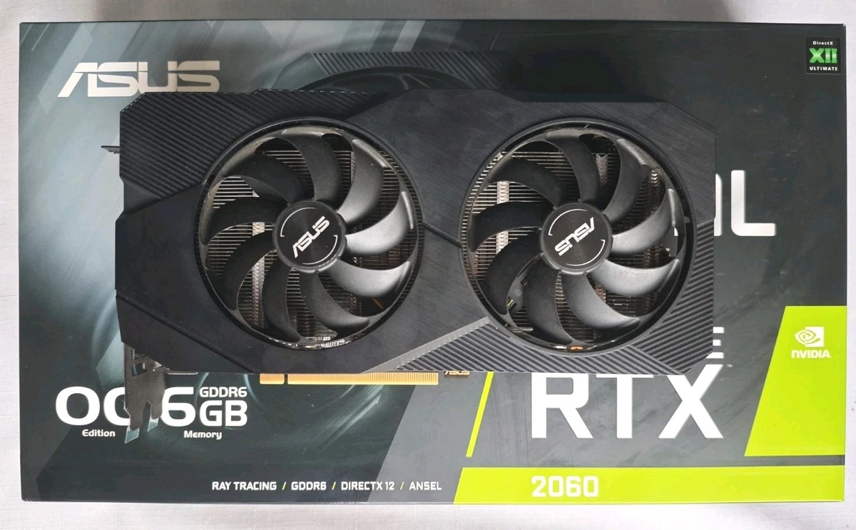 ASUS NVIDIA GeForce RTX 2060 NVIDIA Computer Graphics Cards for