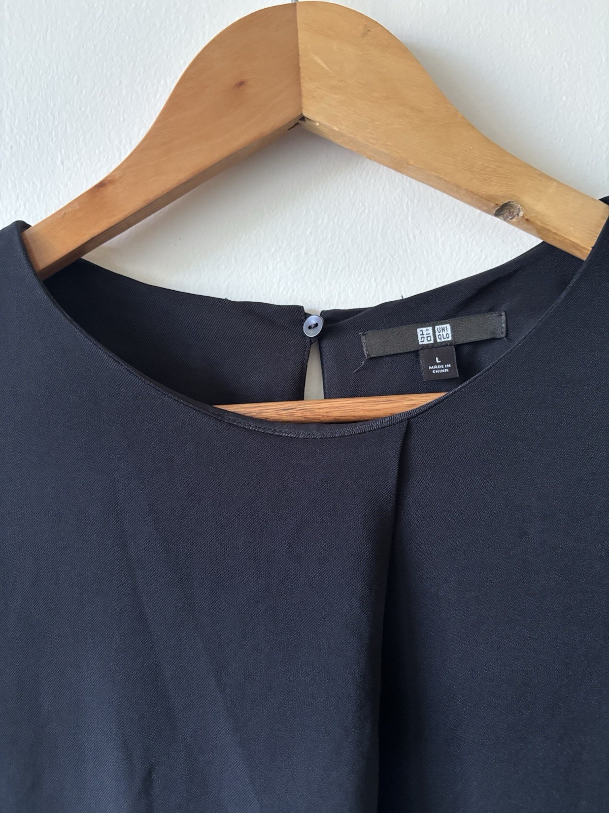 Uniqlo Black Sleeveless Corporate Dress Size L thumbnail 2