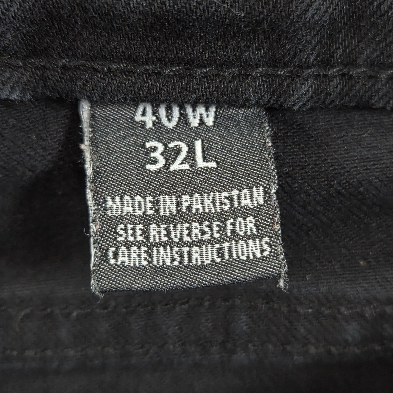 Focus Jeans Black Distressed Patchwork Denim Jean… - image 4