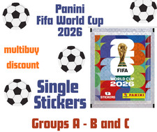 Panini World Cup 2026 Sticker Collection - GROUP A - GROUP B - GROUP C Stickers