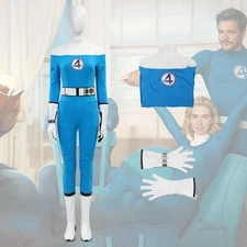 Invisible Woman Cosplay Costume Suit The Fantastic Four: First Steps Full Set
