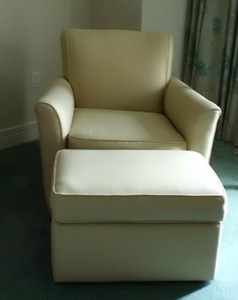 Unique Opportunity (Chair w/Ottoman and Swivel Reclining Chair)