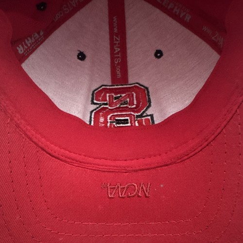 Gorra North Carolina State Wolfpack ajuste elástico roja talla XL gorra bordada - Imagen 10 de 10