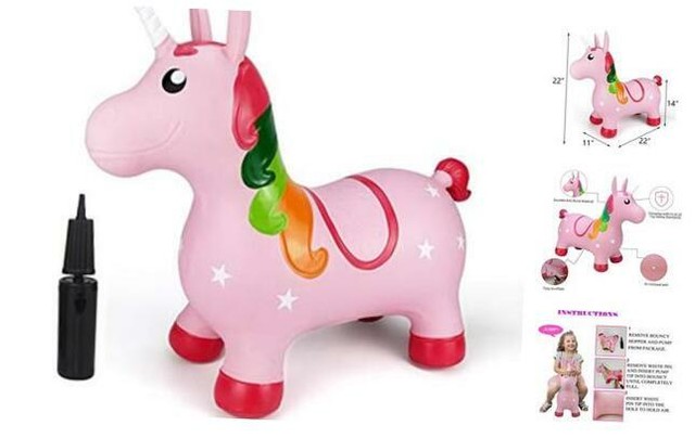 inflatable animal hopper