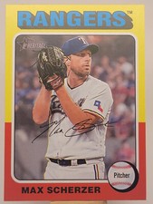 Topps 2024 Heritage Base Veterans I #453 Max Scherzer Texas Rangers