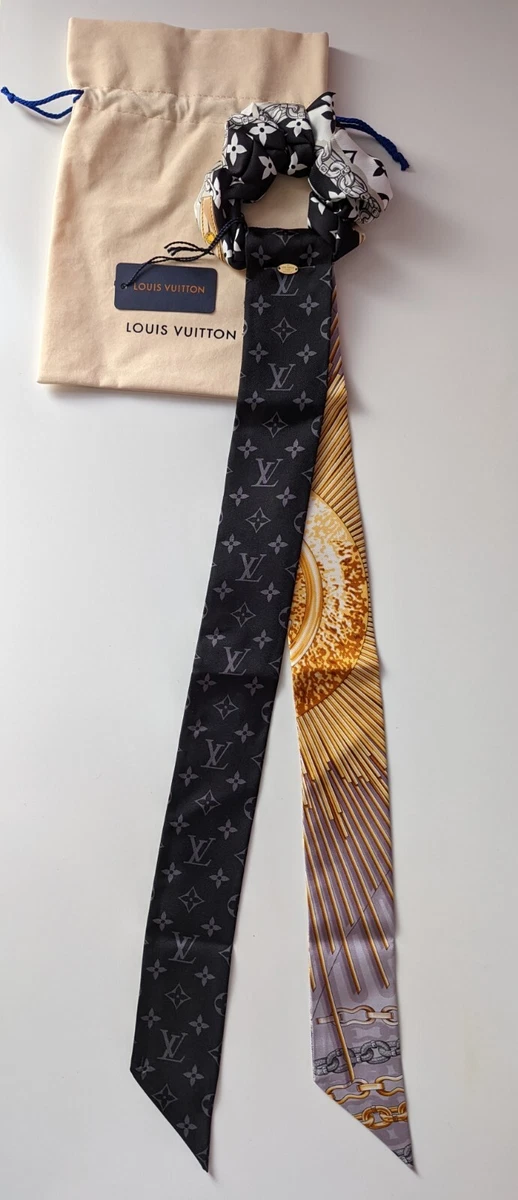 LOUIS VUITTON LOUIS VUITTON chouchou Be Mindful set hair accessories M77011  silk Brown used M77011｜Product Code：2100301045163｜BRAND OFF Online Store