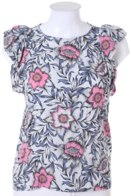 H&M Blouse Top Flower Print D 34 multicolor