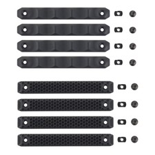 4 Pack MLOK Rail Hand Protection M-lok Rail Cover Panel for M-lok System 120mm