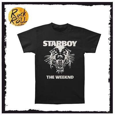 The Weeknd Starboy Black T-Shirt | eBay UK