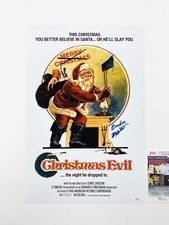 Christmas Evil Brandon Maggart Signed 12x18 Horror Movie Poster Print Cult JSA Christmas Evil Brandon Maggart Signed 12x18 Horror Movie Poster Print Cult JSA