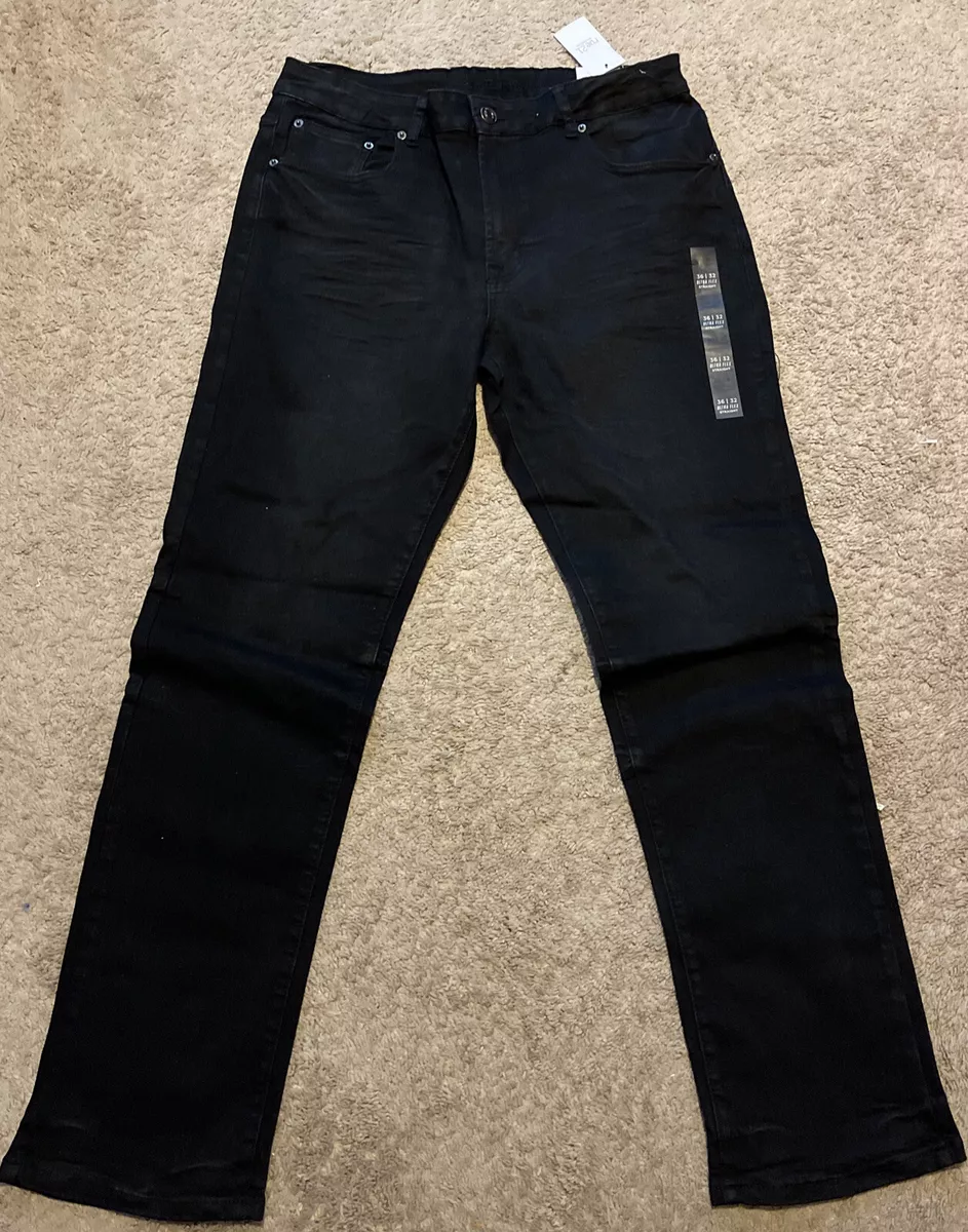 Rue 21 Black Mens Jeans 36 32 Straight Leg Mens Pants
