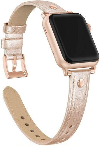 Leather Band for Apple Watch Series 9, 8, 7, 6, 5, 4, 3, 2, 1, SE 38/40/41mm - Picture 14 of 40