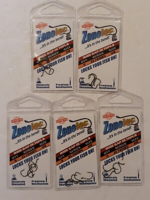 5 Packs of 5 Zoneloc Wide  Gap Octopus   #8