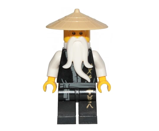 Lego Sensei Wu 71705 70670 70679 Black Robe Legacy Ninjago