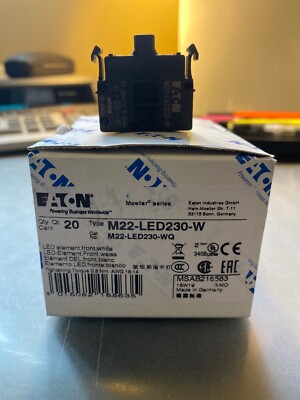 1PC For EATON MOELLER M22-LED230-W WHITE LED UNIT 85-264V   AC/DC.